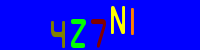 Blue Captcha Image