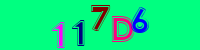 Blue Captcha Image