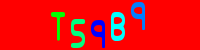 Blue Captcha Image