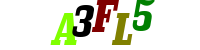 Blue Captcha Image