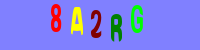 Blue Captcha Image