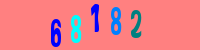 Blue Captcha Image