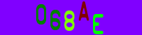 Blue Captcha Image