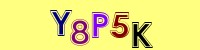 Blue Captcha Image