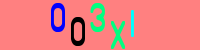 Blue Captcha Image