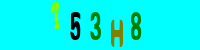 Blue Captcha Image