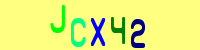 Blue Captcha Image