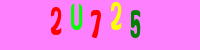Blue Captcha Image