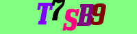 Blue Captcha Image