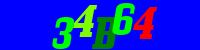 Blue Captcha Image