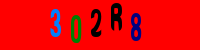 Blue Captcha Image
