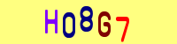 Blue Captcha Image