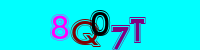 Blue Captcha Image