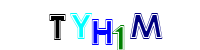 Blue Captcha Image