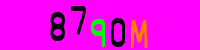 Blue Captcha Image