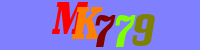 Blue Captcha Image