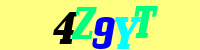 Blue Captcha Image