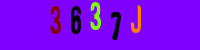Blue Captcha Image