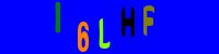Blue Captcha Image