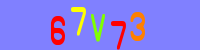 Blue Captcha Image