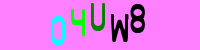 Blue Captcha Image