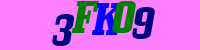 Blue Captcha Image