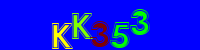 Blue Captcha Image
