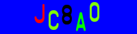Blue Captcha Image