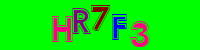 Blue Captcha Image