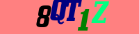 Blue Captcha Image