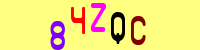 Blue Captcha Image