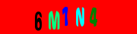 Blue Captcha Image