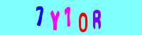 Blue Captcha Image