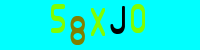 Blue Captcha Image