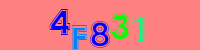 Blue Captcha Image