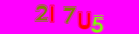 Blue Captcha Image