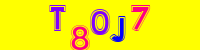 Blue Captcha Image
