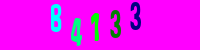Blue Captcha Image