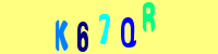 Blue Captcha Image