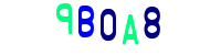 Blue Captcha Image