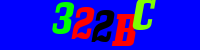 Blue Captcha Image