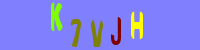 Blue Captcha Image