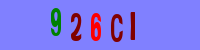 Blue Captcha Image