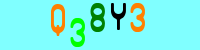Blue Captcha Image