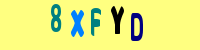 Blue Captcha Image