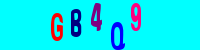 Blue Captcha Image