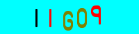 Blue Captcha Image