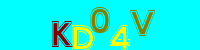 Blue Captcha Image