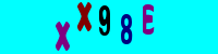 Blue Captcha Image