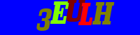 Blue Captcha Image